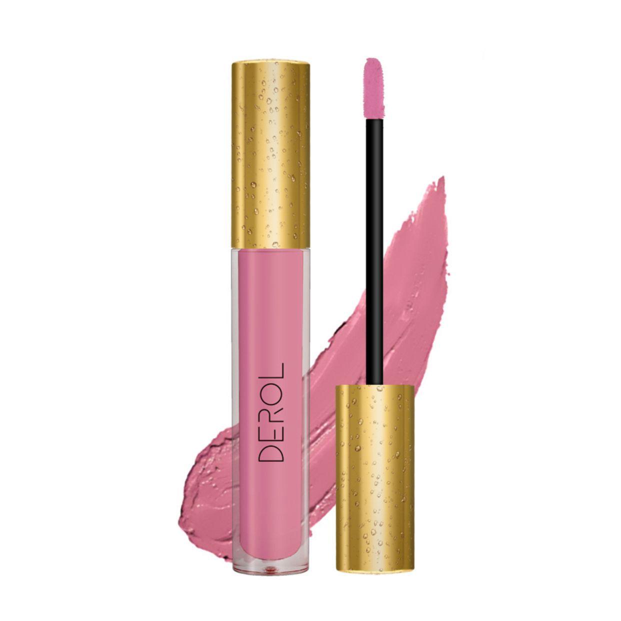 DEROL Gloss à lèvres mat longue tenue couleur #11 PINK MUHLY - 5.5ml