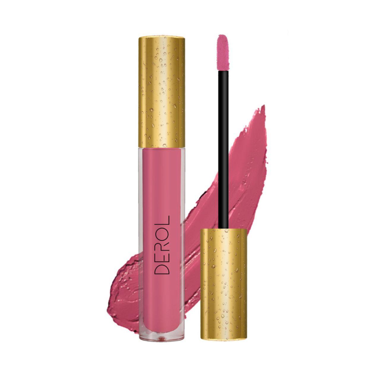 DEROL Gloss à lèvres mat longue tenue couleur #12 TYCHE - 5.5ml