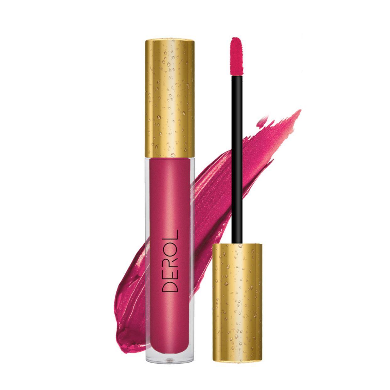 DEROL Gloss à lèvres nacrés longue tenue couleur #16 ADOCATE - 5.5ml