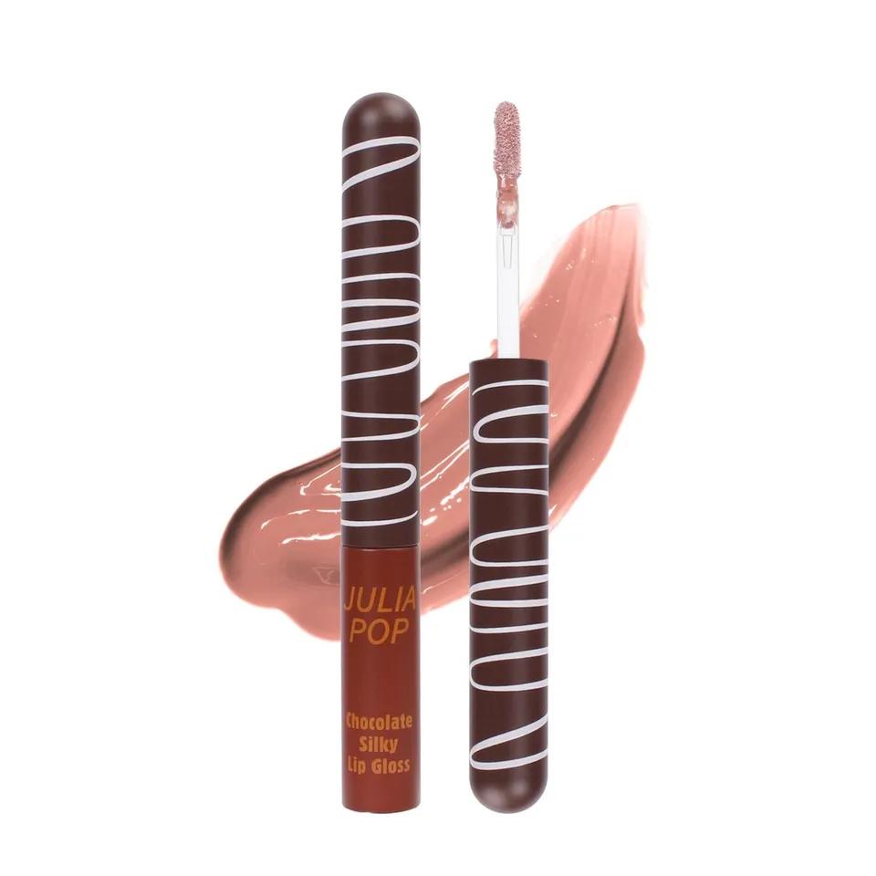 JULIAPOP Gloss à Lèvres Mat Silky Chocolate Lip Gloss #02 PEACH - 5.5ml