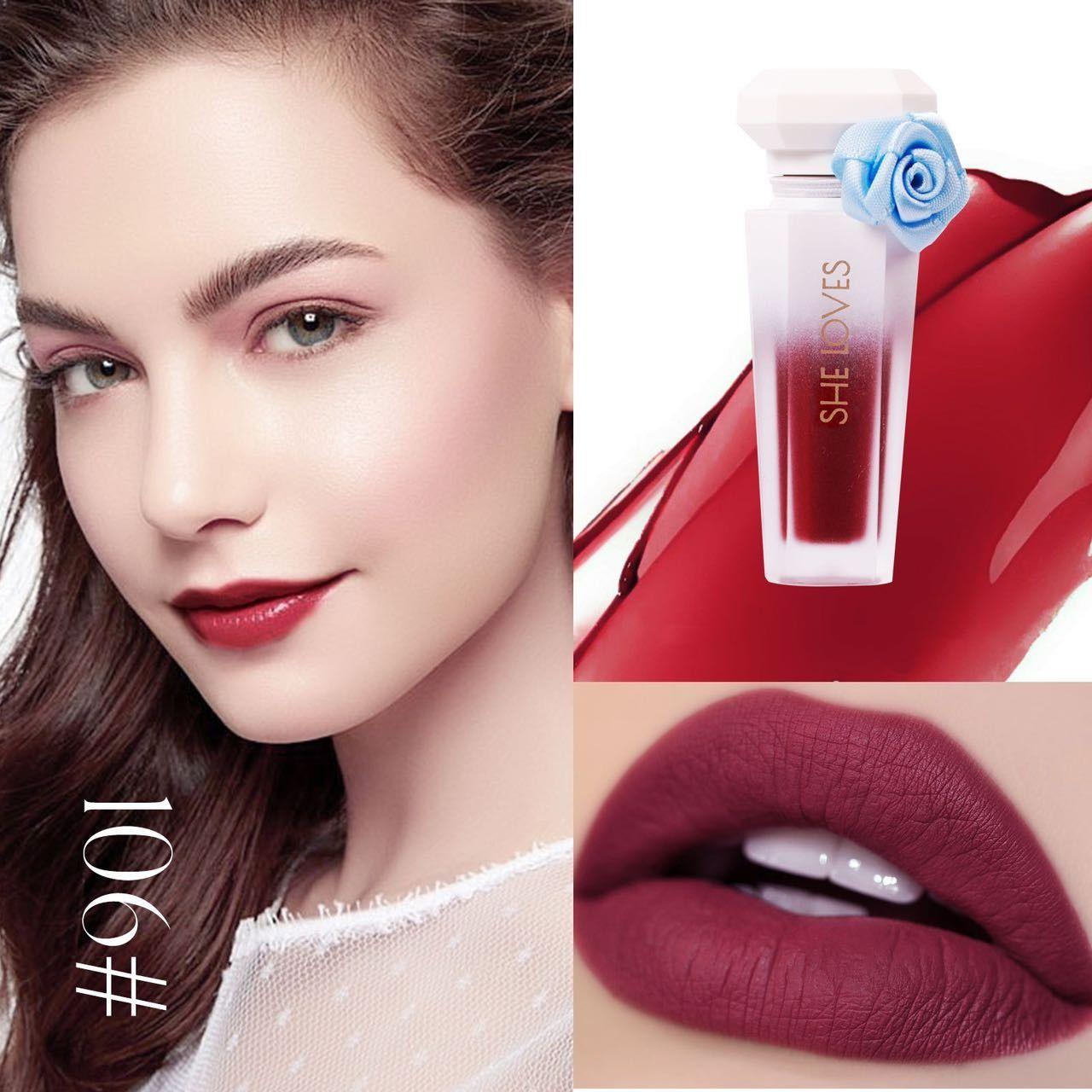 SHELOVES Classic Rose Lip Gloss Silky And Matte #106 - 5ml