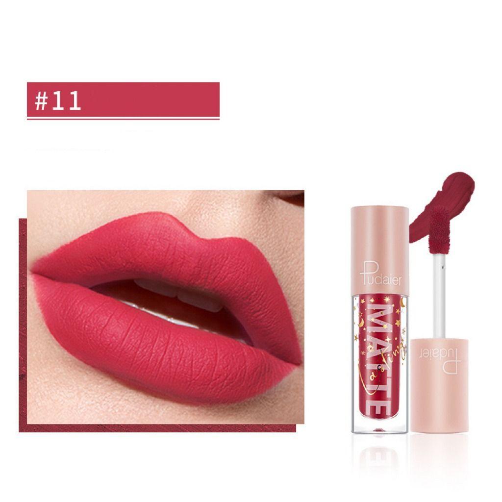 PUDAIER Matte Lasting Lip Gloss #11 GIRLS POWDER - 3.5g