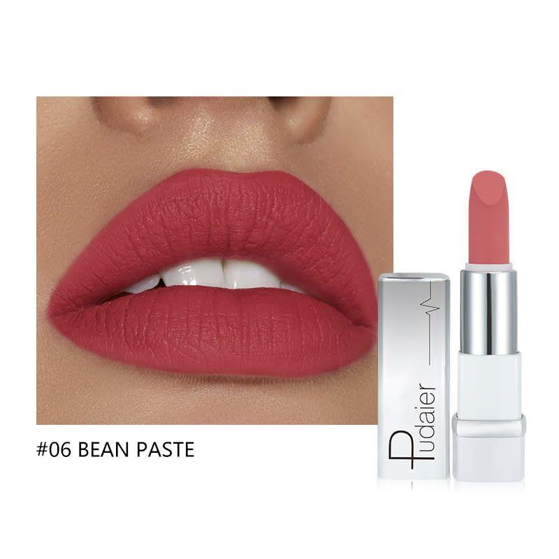 PUDAIER Future Lipstick Creamy Matte Color #06 BEAN PASTE - 3.5g