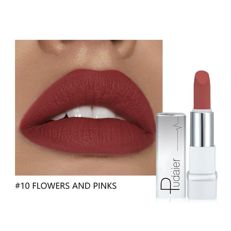 PUDAIER Future Lipstick Creamy Matte Color #10 FLOWERS AND PINKS - 3.5g