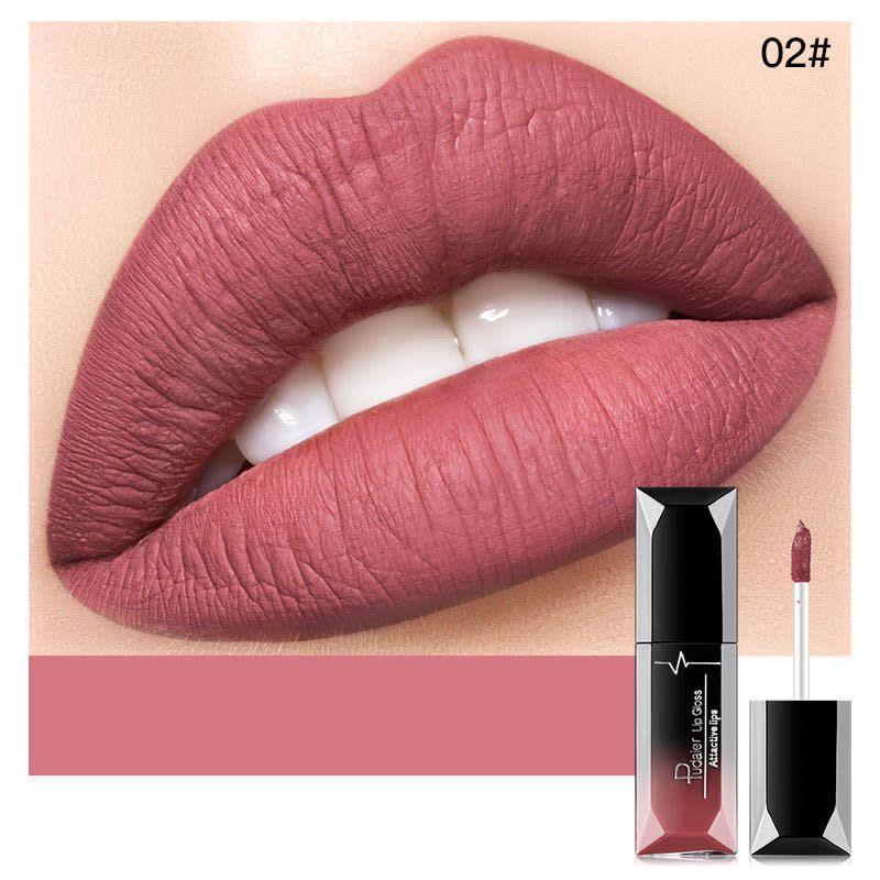 PUDAIER Attactive Lips Lip Gloss Matte Color #02 - 7.5ml