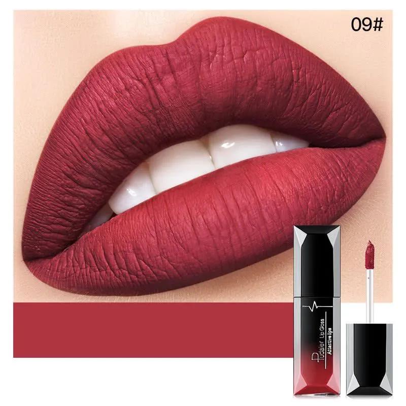 PUDAIER Attactive Lips Lip Gloss Matte Color #09 - 7.5ml