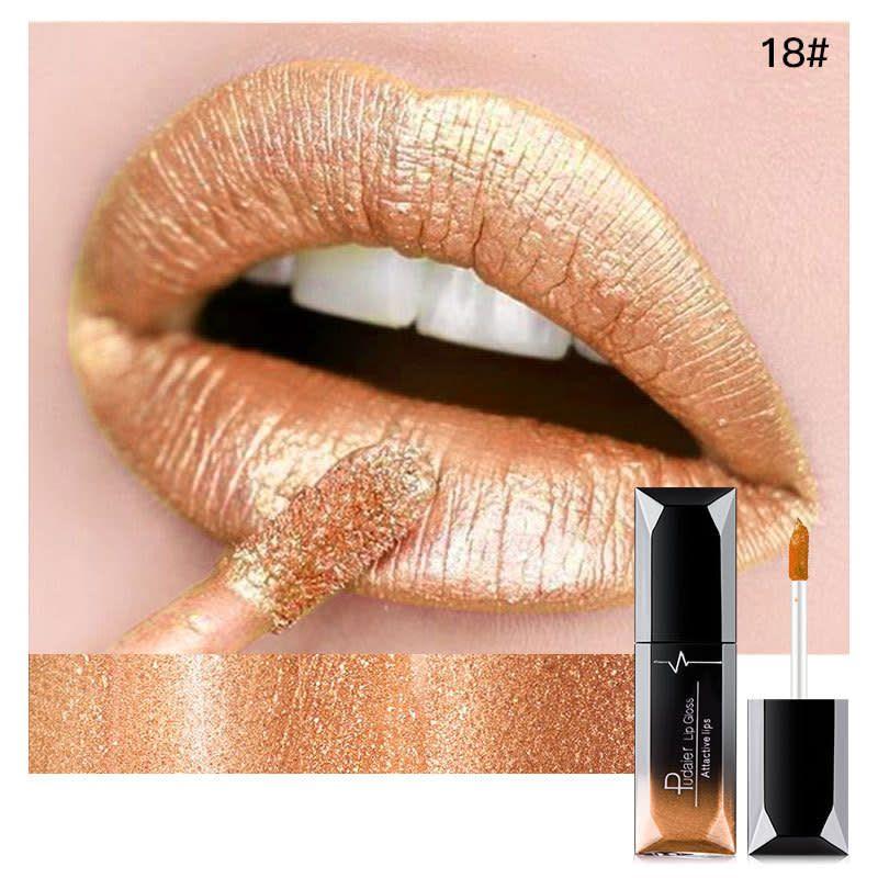PUDAIER Attactive Lips Lip Gloss Metal Punk Color #18 - 7.5ml