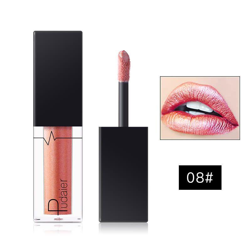 PUDAIER New Fashion Lip Gloss Fine Flash Color #08 - 3.5ml