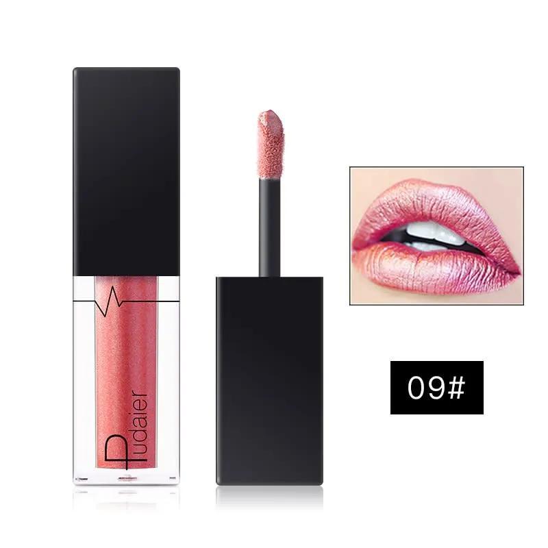 PUDAIER New Fashion Lip Gloss Fine Flash Color #09 - 3.5ml