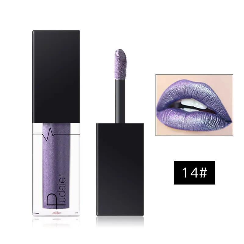 PUDAIER New Fashion Lip Gloss Fine Flash Color #14 - 3.5ml
