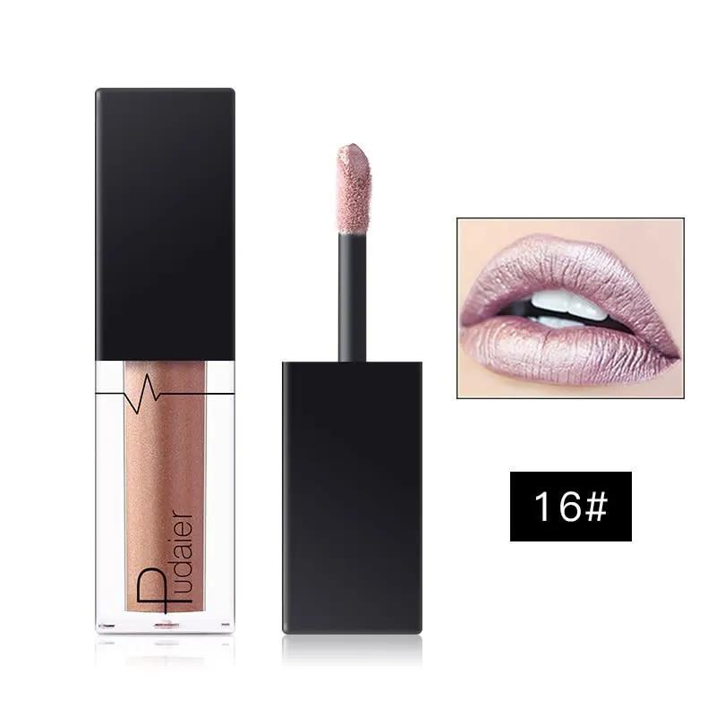 PUDAIER New Fashion Lip Gloss Fine Flash Color #16 - 3.5ml