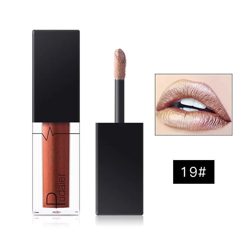 PUDAIER New Fashion Lip Gloss Fine Flash Color #19 - 3.5ml