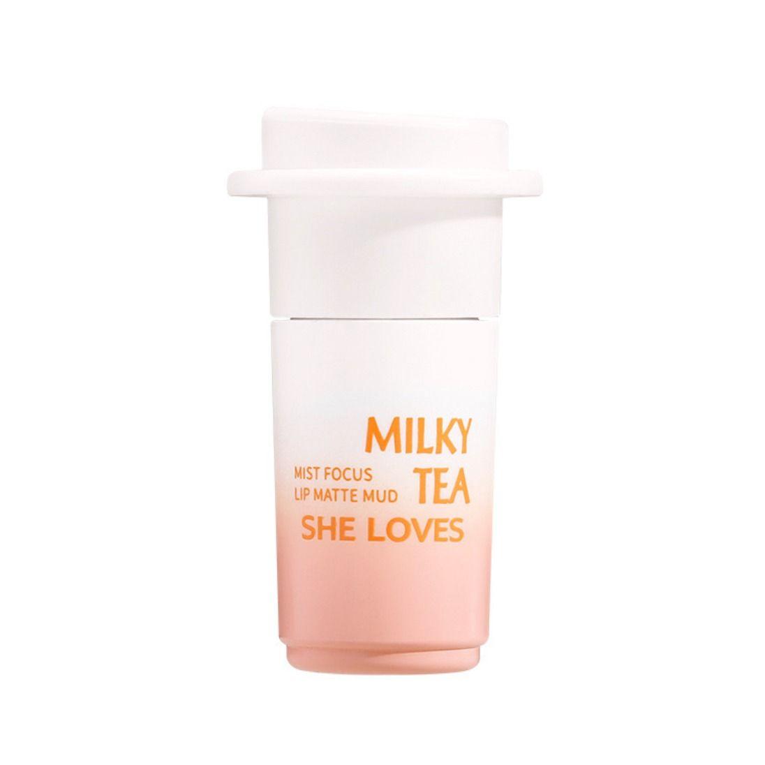 SHELOVES Milk Tea Lip Mud Matte #06 CORAL - 5g
