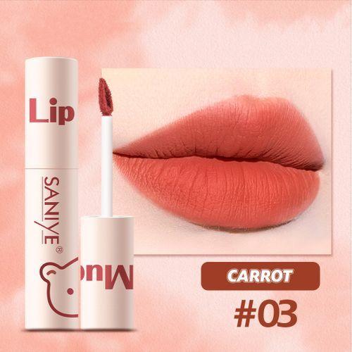 SANIYE Lip Mud Silky Matte Liquid #03 Carrot
