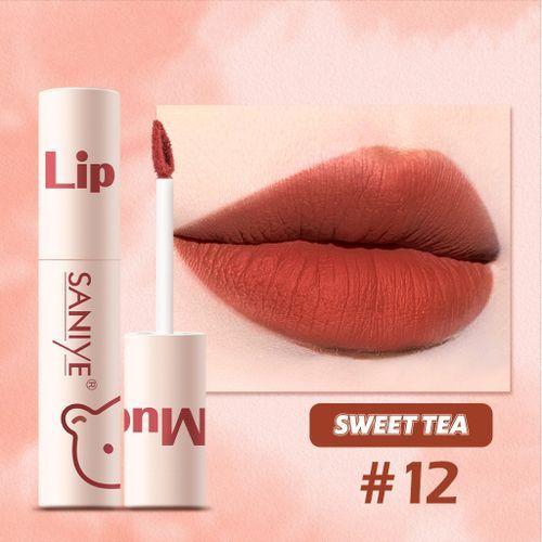 SANIYE Lip Mud Silky Matte Liquid #12 Sweet Tea