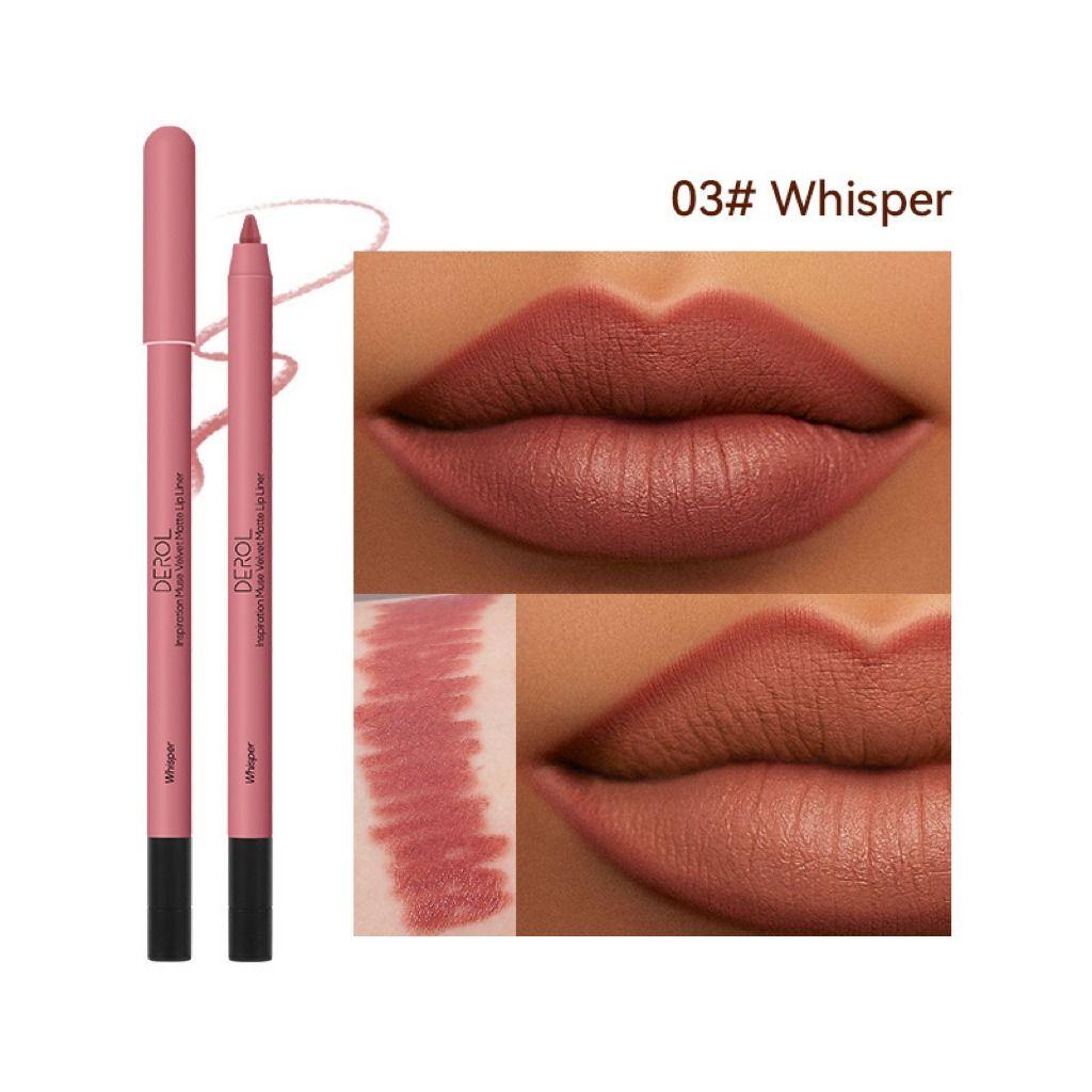 DEROL Inspiration Muse Velvet Matte Lip Liner #03 WHISPER