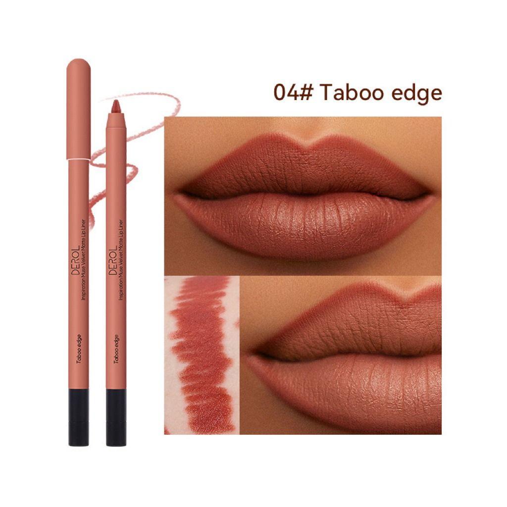 DEROL Inspiration Muse Velvet Matte Lip Liner #04 TABOO EDGE