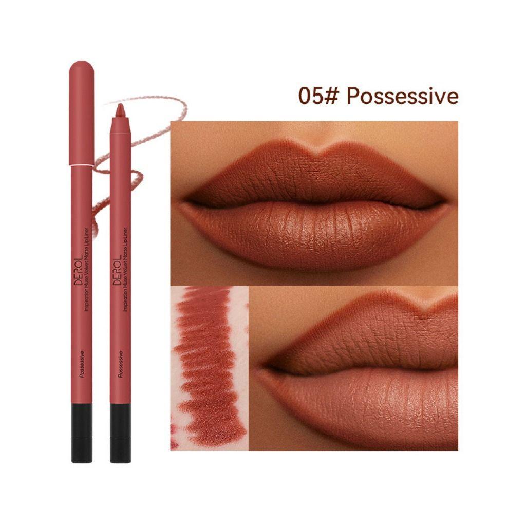 DEROL Inspiration Muse Velvet Matte Lip Liner #05 POSSESSIVE