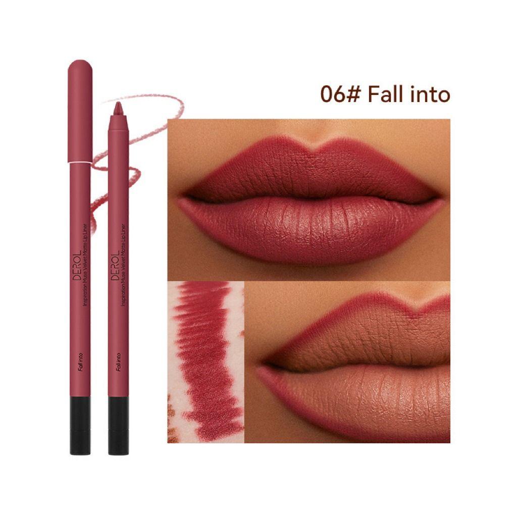 DEROL Inspiration Muse Velvet Matte Lip Liner #06 FALL INTO