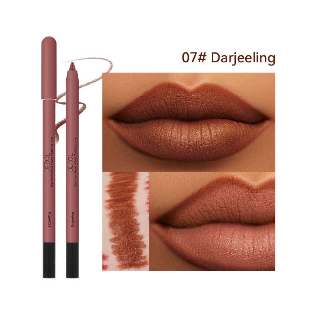 DEROL Inspiration Muse Velvet Matte Lip Liner #07 DARJEELING
