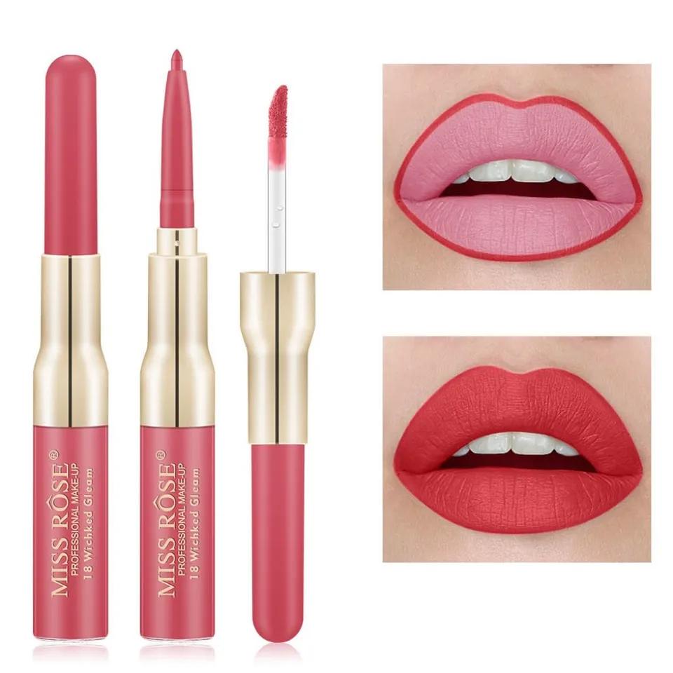 MISS RÔSE Professional Makeup Lipgloss & Lipliner #18 Wichked Gleam