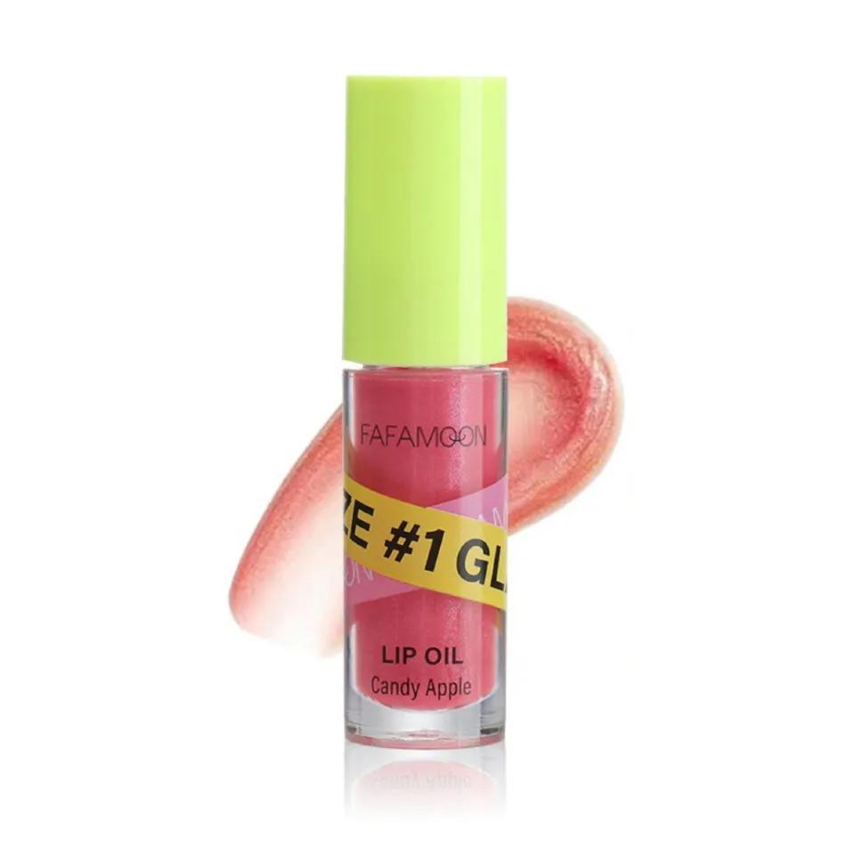 FAFAMOON Plumping Glaze Lip Oil #01 Candy Apple