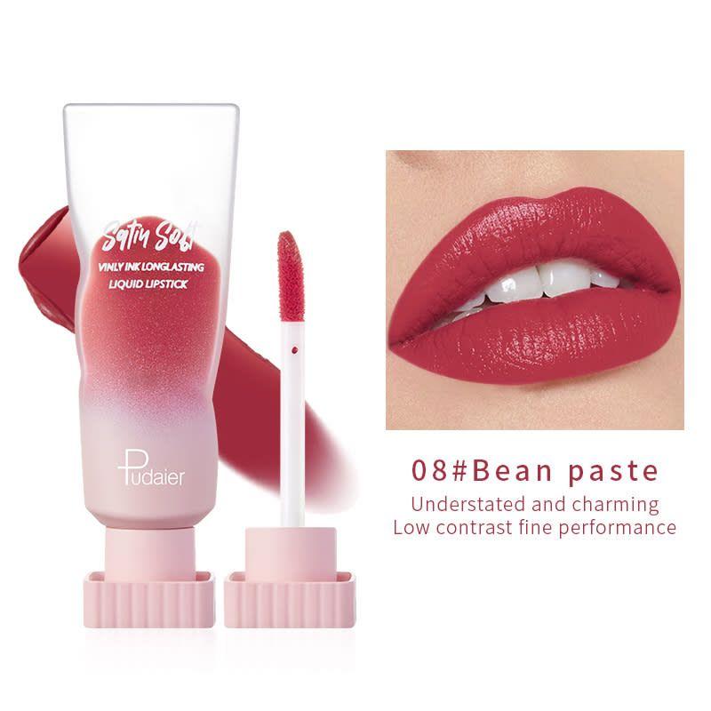 PUDAIER Satiu Soft Liquid Lipstick Color #08 Bean Paste