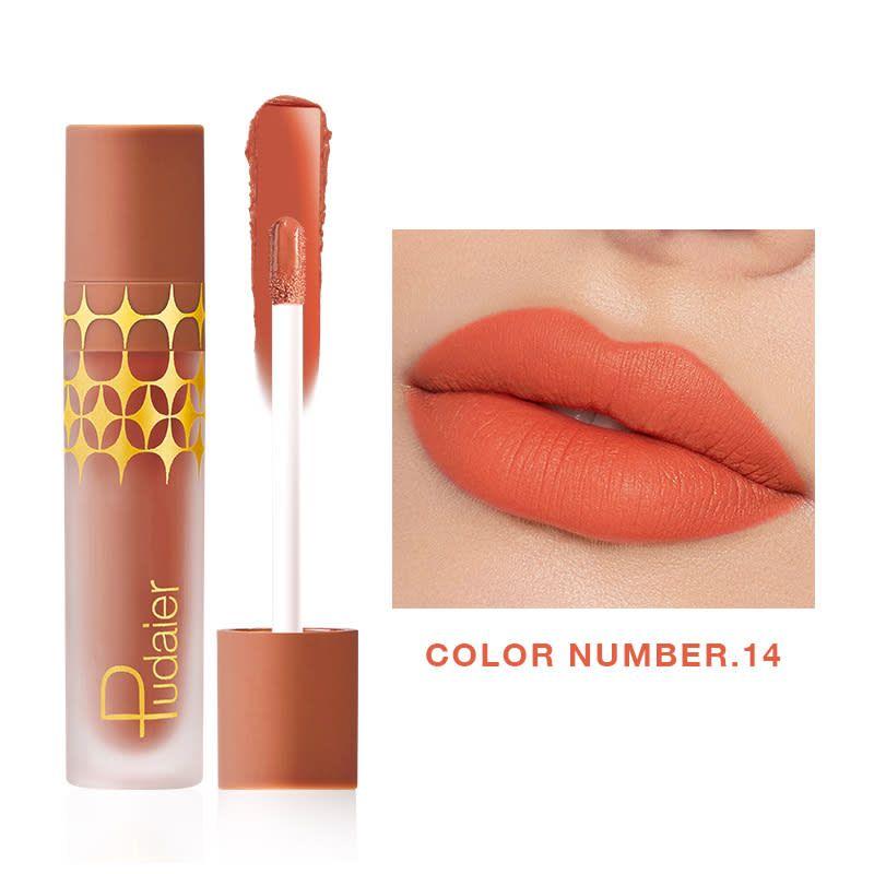 PUDAIER Anti Gravity Liquid Lipstick Color #14