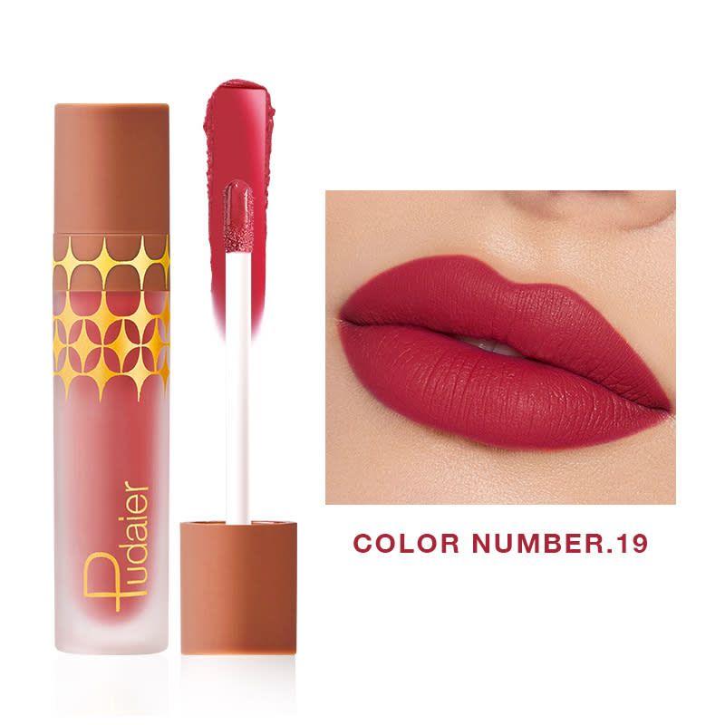 PUDAIER Anti Gravity Liquid Lipstick Color #19