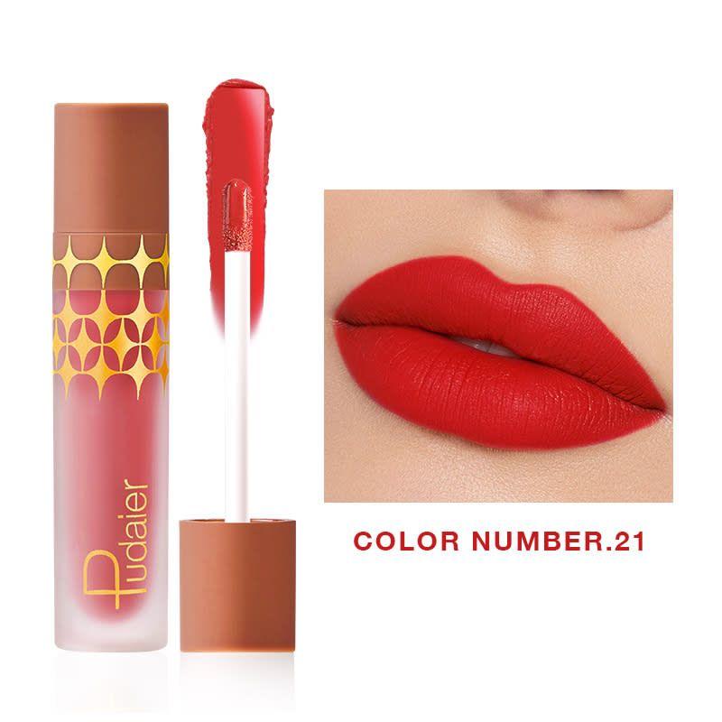 PUDAIER Anti Gravity Liquid Lipstick Color #21