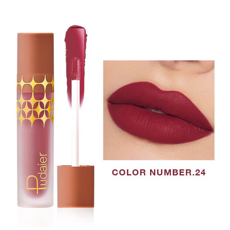 PUDAIER Anti Gravity Liquid Lipstick Color #24