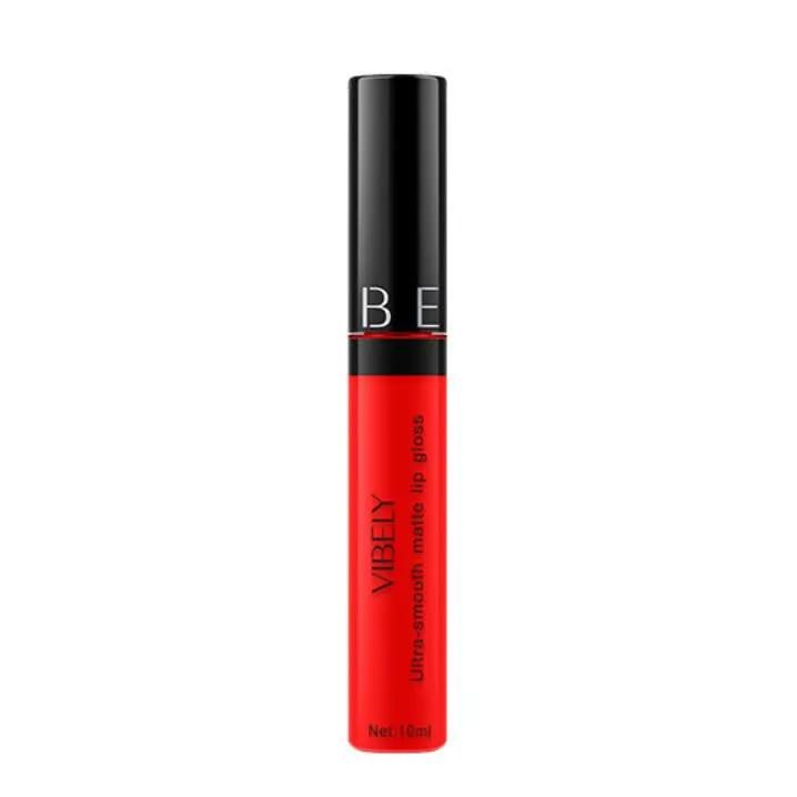 VIBELY Gloss à lèvres mat ultra-doux couleur mode #10 - 10ml