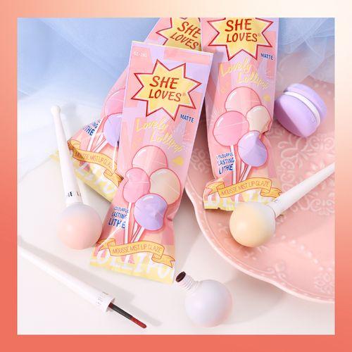 SHELOVES Lovely Lollipop Lip Gloss Matte #03 Honey Peach