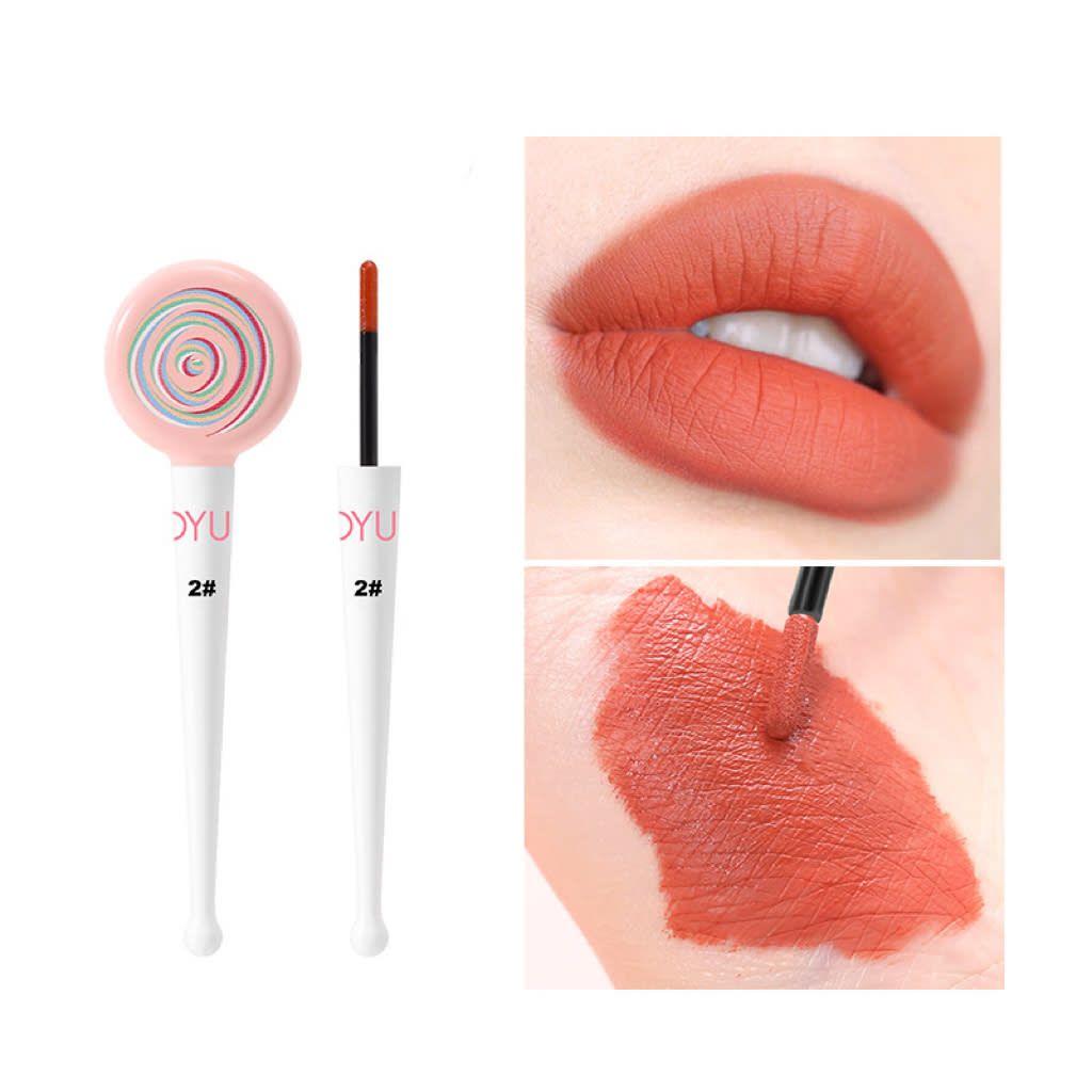 ROYUES Sweet Dream Girl Candy Velvet Lip Glaze #02 Rose Cerrk