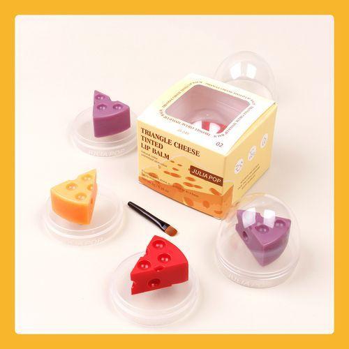 JULIAPOP Triangle Cheese Tinted Lip Balm #03 Black Bean