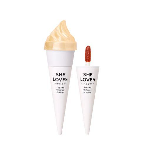 SHELOVES Light Sweet Romantic Lip Gloss #02 Orange