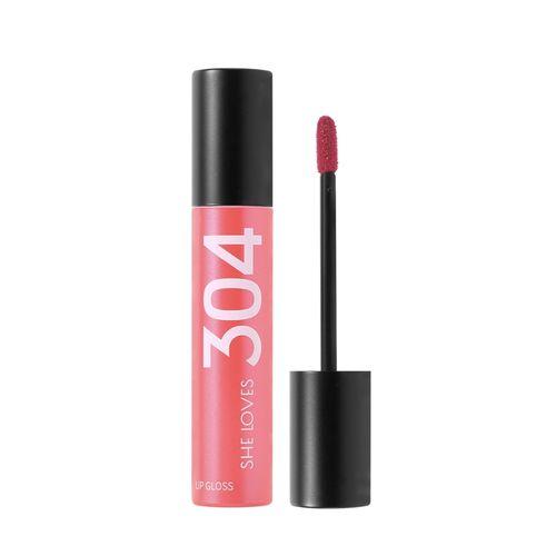 SHELOVES Bright And Pigmented Mist Lip Gloss Rich Colors 304 Cow Blood