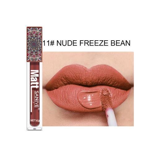 Lipstick Silk Matte Liquid 11# Nude Freeze Bean