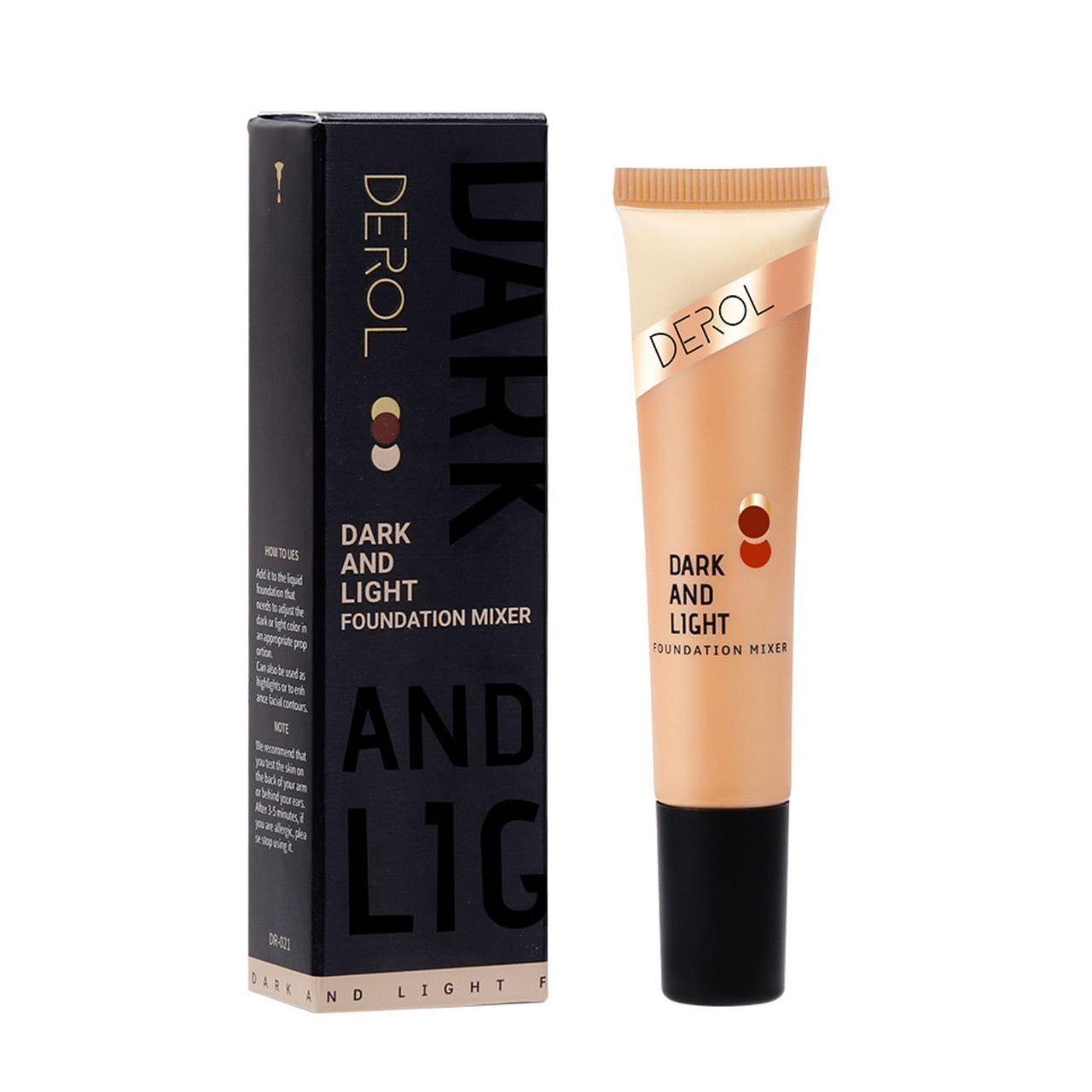 DEROL Dark And Light Foundation Mixer #01 CREAM - 15g