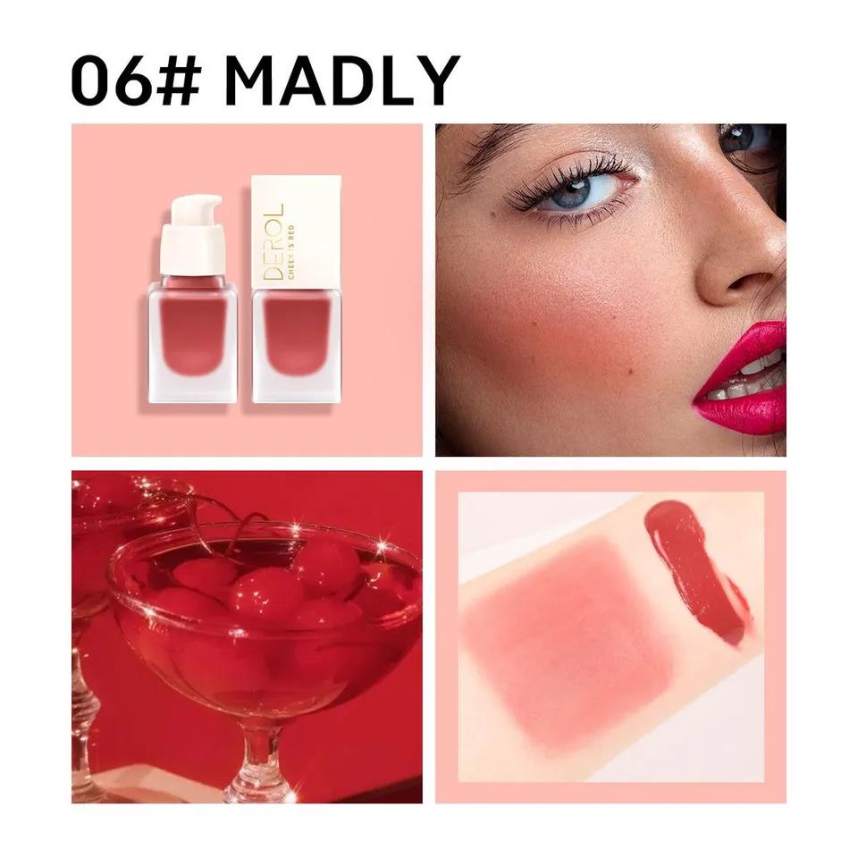DEROL Fard à joues liquide soyeux Love Me #06 MADLY - 19ml
