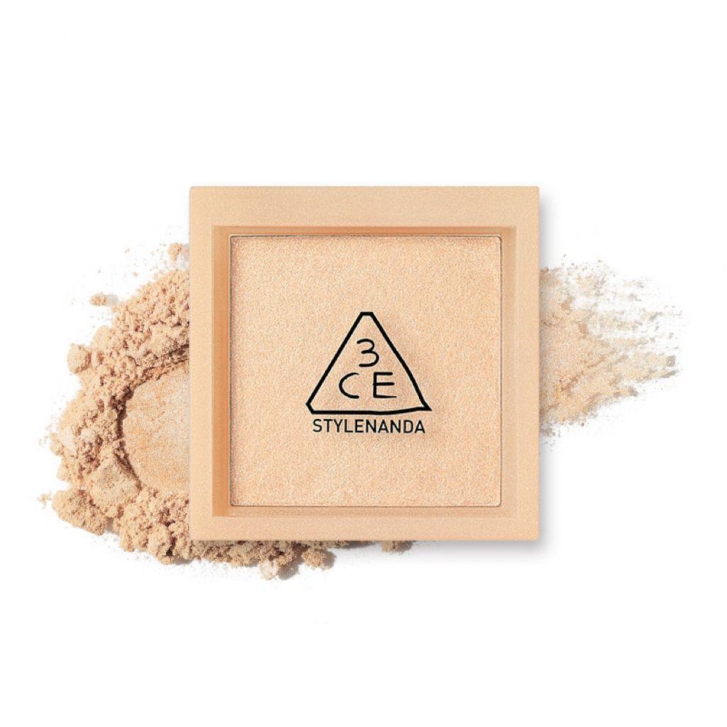 KOREA 3CE STYLENANDA Face Highlighter Palette #GENTLE BEIGE