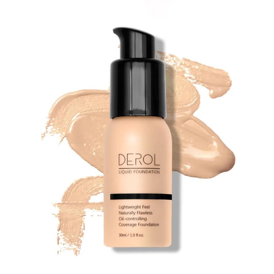 DEROL Foundation Matte Liquid Full Coverage #01 WHIPPED CREAM - 30ml