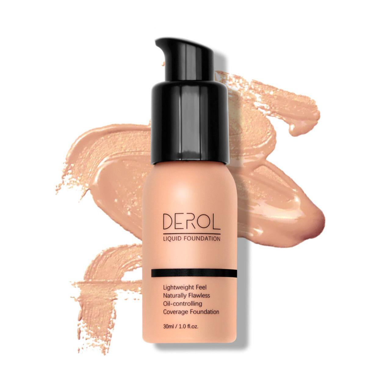 DEROL Foundation Matte Liquid Full Coverage #07 GINGERBREAD - 30ml