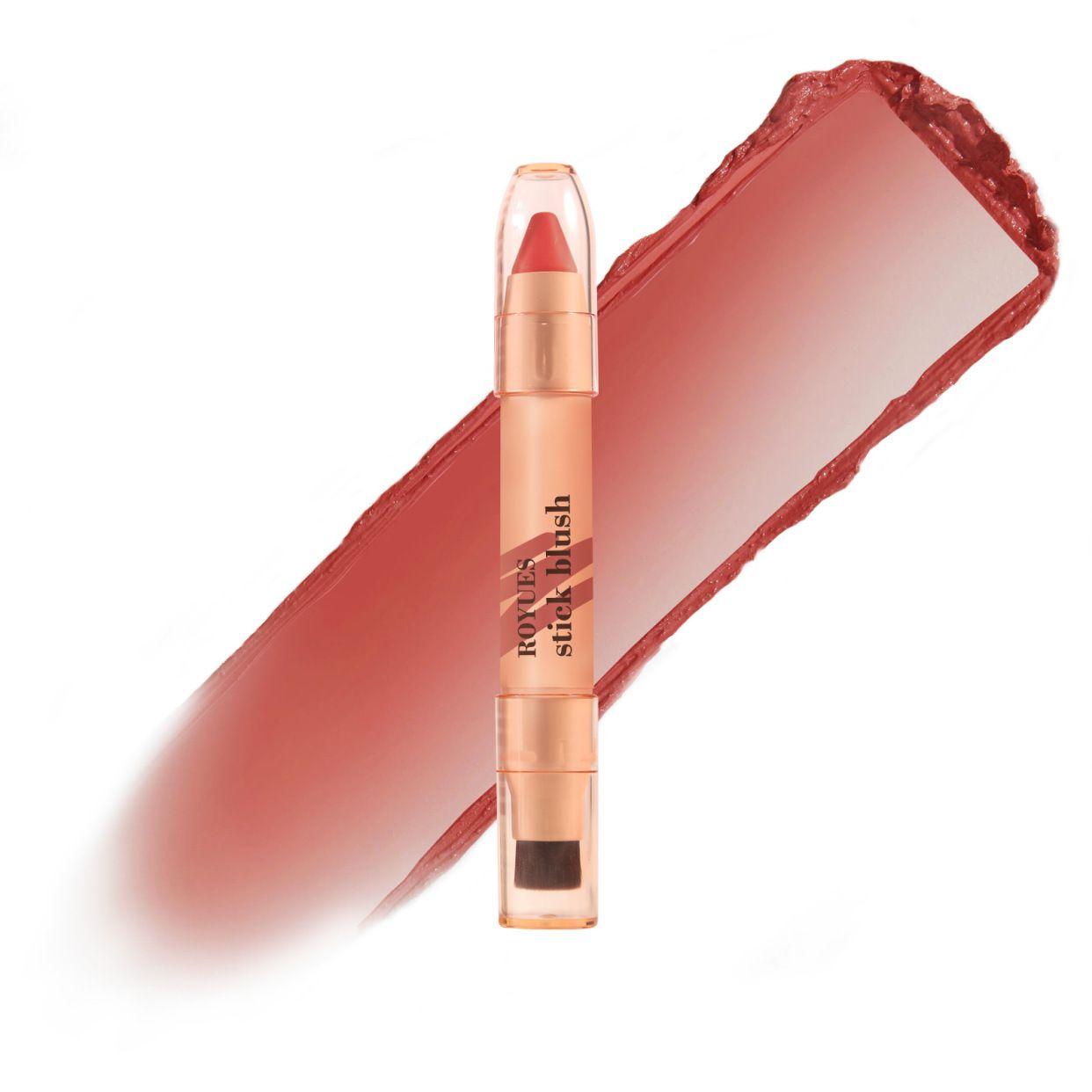 ROYUES Dual Stick Blush With Brush Color #03 Flamingo