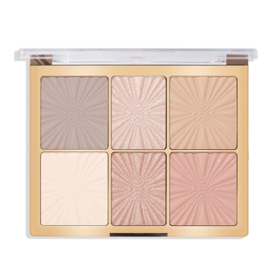 MISS RÔSE Professional Makeup 6 Colors Highlighter & Contour Palette #01