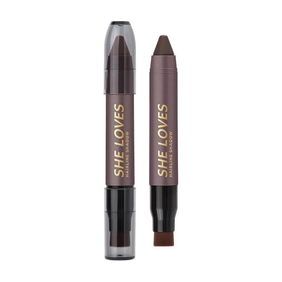 SHELOVES Natural Volumizing Hairline Shadow Pen #02 DARK BROWN