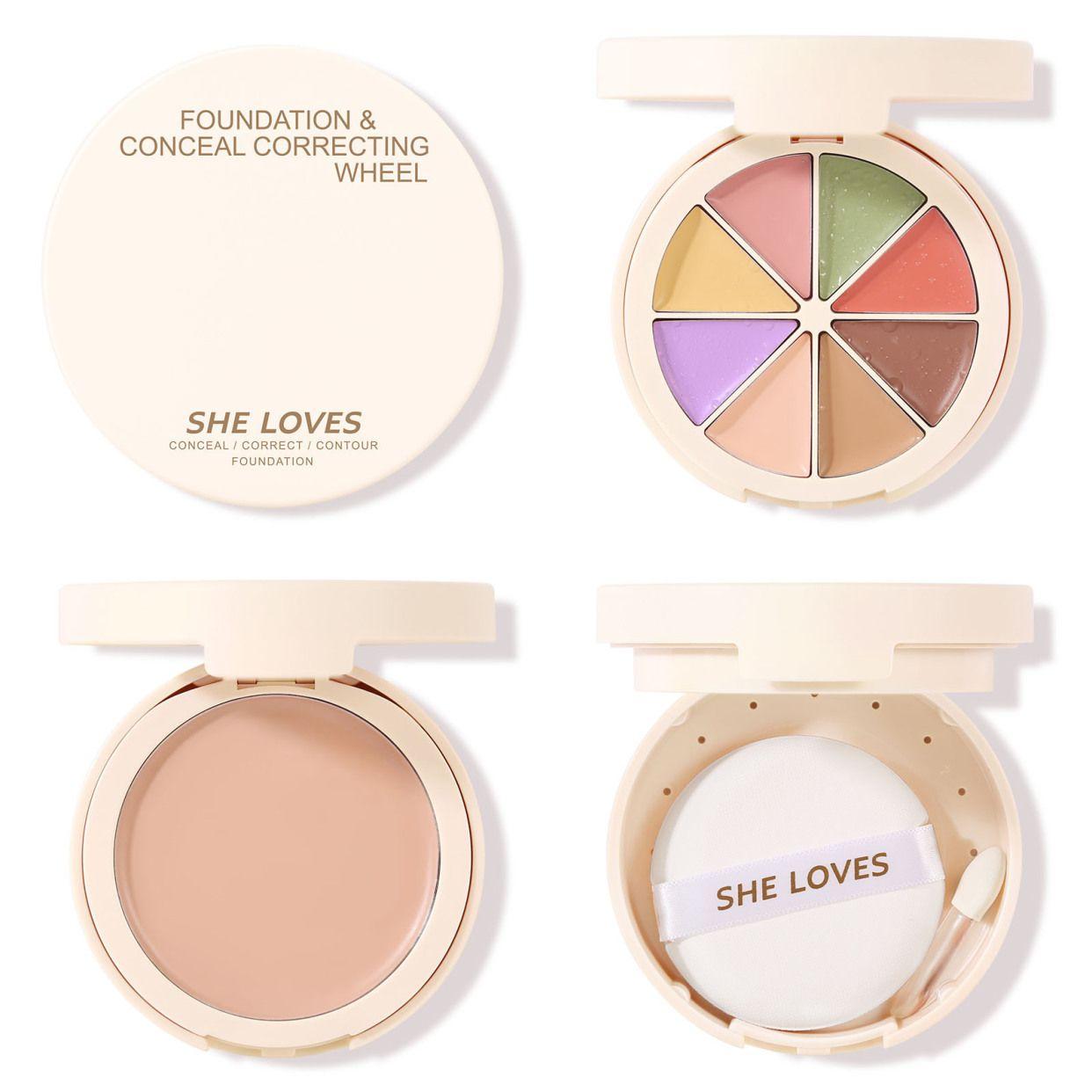 SHELOVES Foundation Conceal Correcting Wheel #02 Natural Color