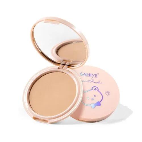Saniye Compact Powder Silky Texture Long Lasting #03 Dark Skin Tones
