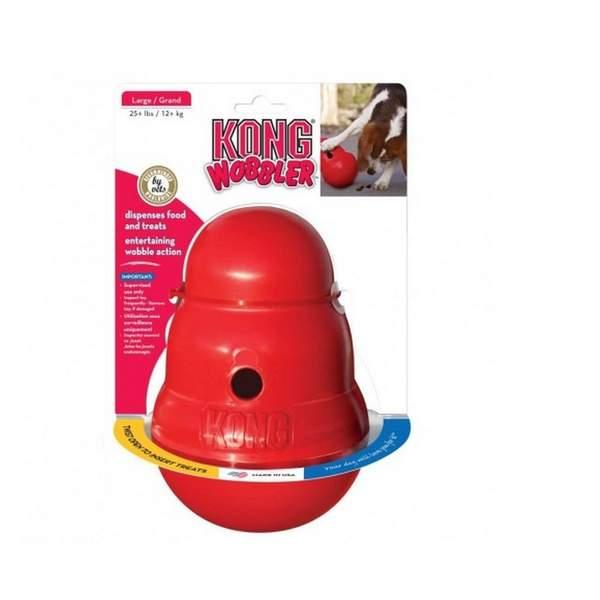 KONG JOUET WOBBLER ROUGE (34003)