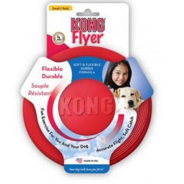 KONG JOUET FLYER ROUGE FRISBEE Taille petite (29174)
